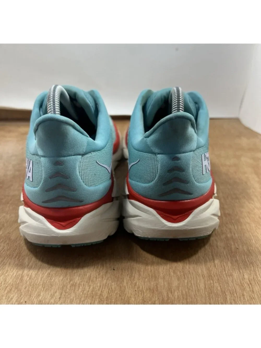 Hoka One One Clifton 8 Women 9.5B Blue Walking Road Running Sneakers Comfort